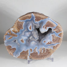 Load image into Gallery viewer, Blue Quartz Dugway Geode Ice Crystals Chamber
