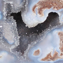 Load image into Gallery viewer, Blue Quartz Dugway Geode Ice Crystals Chamber
