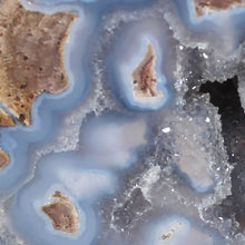 Load image into Gallery viewer, Blue Quartz Dugway Geode Ice Crystals Chamber
