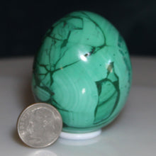 Load image into Gallery viewer, Malachite Crystal Egg - Intense Variations
