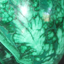 Load image into Gallery viewer, Congolese Malachite Crystal - Green Planet Juniper - Hand Shaped Mineral Egg
