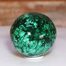 Load image into Gallery viewer, Malachite Crystal Egg - Liquid-Like Variations
