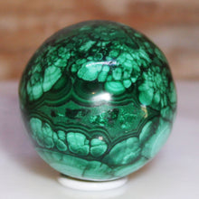 Load image into Gallery viewer, Malachite Crystal Egg - Liquid-Like Variations
