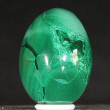 Load image into Gallery viewer, Malachite Liquid Swirls - Crystal Egg
