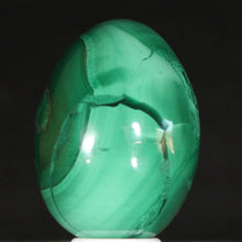 Load image into Gallery viewer, Malachite Liquid Swirls - Crystal Egg
