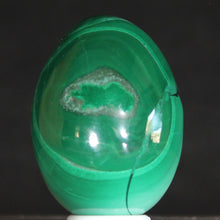 Load image into Gallery viewer, Malachite Liquid Swirls - Crystal Egg
