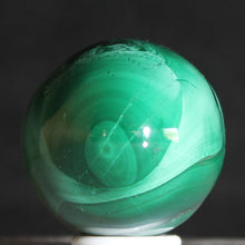 Load image into Gallery viewer, Malachite Liquid Swirls - Crystal Egg
