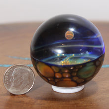 Load image into Gallery viewer, Borosilicate Intergalactic Galactic Glass Marble - Kevin O'Grady
