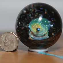 Load image into Gallery viewer, Borosilicate Glass Marble  Intergalactic Nebula - Kevin O'Grady
