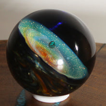 Load image into Gallery viewer, Borosilicate Glass Marble Planetary Galactic Nebula - Kevin O'Grady
