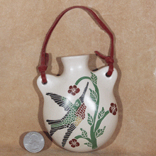 Load image into Gallery viewer, Hanging Flask - Mata Ortiz Pottery - Luz Elva Gutierrez
