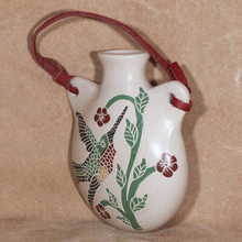 Load image into Gallery viewer, Hanging Flask - Mata Ortiz Pottery - Luz Elva Gutierrez
