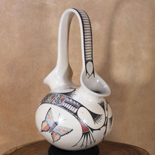 Load image into Gallery viewer, Angela Corona - Wedding Vase Rainbow Butterflies - Mata Ortiz Pottery
