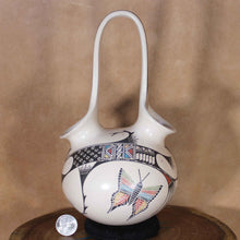 Load image into Gallery viewer, Angela Corona - Wedding Vase Rainbow Butterflies - Mata Ortiz Pottery
