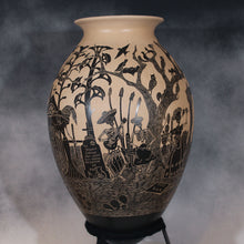 Load image into Gallery viewer, Large Mata Ortiz Pottery Day of the Dead
