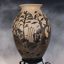 Load image into Gallery viewer, Dia de Muertos Mata Ortiz Large Pottery
