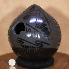 Load image into Gallery viewer, Señor Eduardo Ortiz - Black Polished Pottery - Mata Ortiz Tradition
