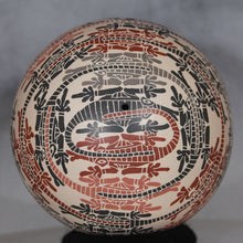 Load image into Gallery viewer, Decorative pottery with intricate patterns on a gray background
