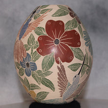 Load image into Gallery viewer, Hummingbirds &amp; Flowers Mata Ortiz Pottery
