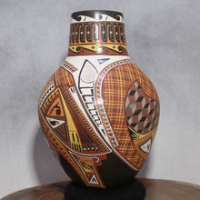 Load image into Gallery viewer, Señor Fabian Ortiz - Warm Surreal Designs - Mata Ortiz Pottery
