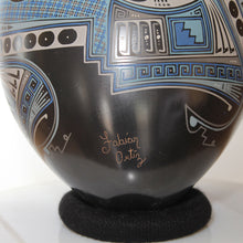 Load image into Gallery viewer, Signature of fabian ortiz on his pottery
