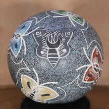 Load image into Gallery viewer, Ms. Gabriela Corona Silveira - Butterflies - Mata Ortiz Pottery w/ Lid
