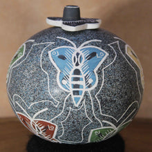 Load image into Gallery viewer, Ms. Gabriela Corona Silveira - Butterflies - Mata Ortiz Pottery w/ Lid
