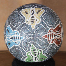 Load image into Gallery viewer, Ms. Gabriela Corona Silveira - Butterflies - Mata Ortiz Pottery w/ Lid
