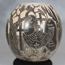 Load image into Gallery viewer, Mata Ortiz Pottery Day of the Dead Penny-Farthing Riders
