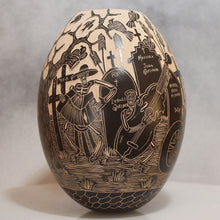 Load image into Gallery viewer, Mata Ortiz Tall Day of the Dead Pottery
