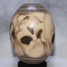 Load image into Gallery viewer, Overlapping Skulls Mata Ortiz Pottery 
