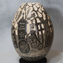 Load image into Gallery viewer, Mata Ortiz Pottery Dia de Muertos Motif 
