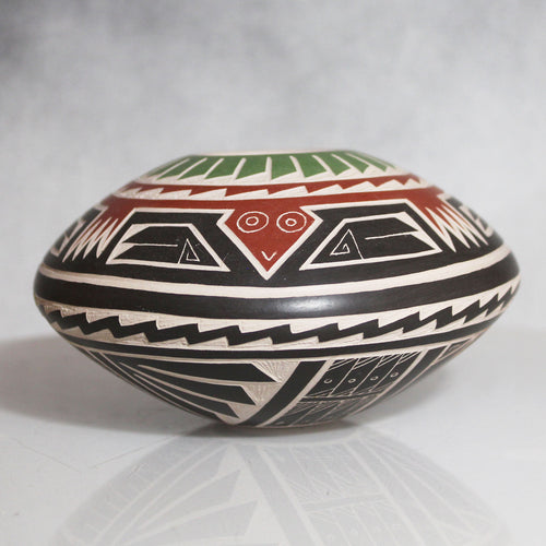 Etched Tortoise Motif Mata Ortiz Pottery