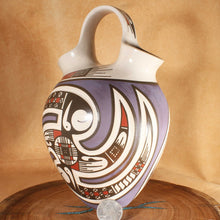 Load image into Gallery viewer, Lazaro Ozuno Silveira - Lavender Wedding Vessel - Mata Ortiz Pottery
