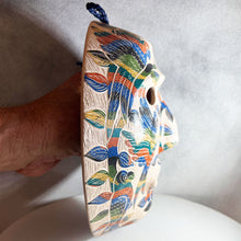 Load image into Gallery viewer, Side view of mata ortiz mask
