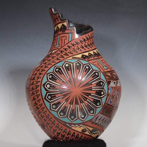 Surreal Effects Stepped Necks Mata Ortiz Pottery
