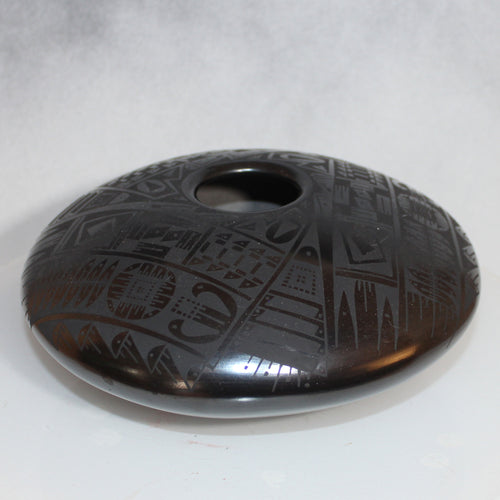 Mata Ortiz Pottery Mirror Black Matte