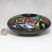 Load image into Gallery viewer, Dime for scale next to Mata Ortiz Pottery Petite Southwest Colors
