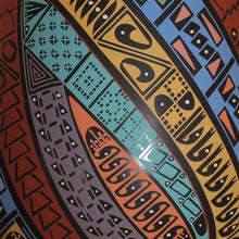 Load image into Gallery viewer, Close-up of Mata Ortiz Pottery Large Bold Colors
