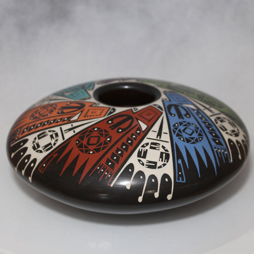 Mata Ortiz Low Profile Pottery Southwest Design