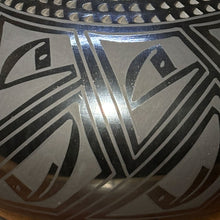 Load image into Gallery viewer, Black Mata Ortiz Pottery - Ms. Tomasa Mora - Ancient Paquime Design
