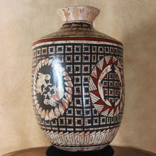 Load image into Gallery viewer, Ms. Paty Ortiz - Mixed Media Vase - Mata Ortiz Pottery
