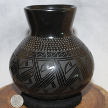 Load image into Gallery viewer, Black Mata Ortiz Pottery - Ms. Tomasa Mora - Exquisite Hand Made Art
