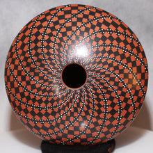 Load image into Gallery viewer, Full frontal view of Checkerboard pottery
