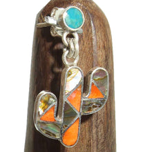 Load image into Gallery viewer, Peruvian Cactus Pendant - Spiny Oyster &amp; Abalone - Urin Huanca Co.
