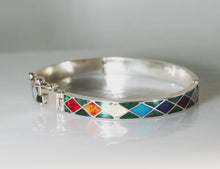 Load and play video in Gallery viewer, Peruvian Bracelet - Fine Silver &amp; Semi Precious Gemstones - Pachamama Energy
