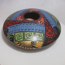 Load and play video in Gallery viewer, Mata Ortiz Pottery - Señor Oscar G. Quezada - Vibrant Southwest Colors
