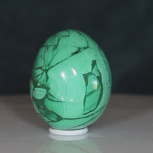 Load and play video in Gallery viewer, Malachite Crystal Egg - Intense Variations
