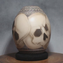 Load and play video in Gallery viewer, Overlapping Skulls - Mata Ortiz Pottery - Limited Edition
