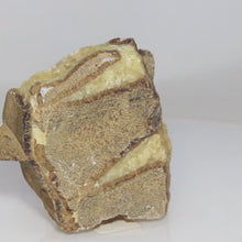 Load and play video in Gallery viewer, Septarian Geode Section - Raw Amber Aragonite
